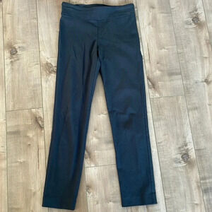 KRAZY LARRY Gray Dot Pull-On Ankle Pants Sz 0